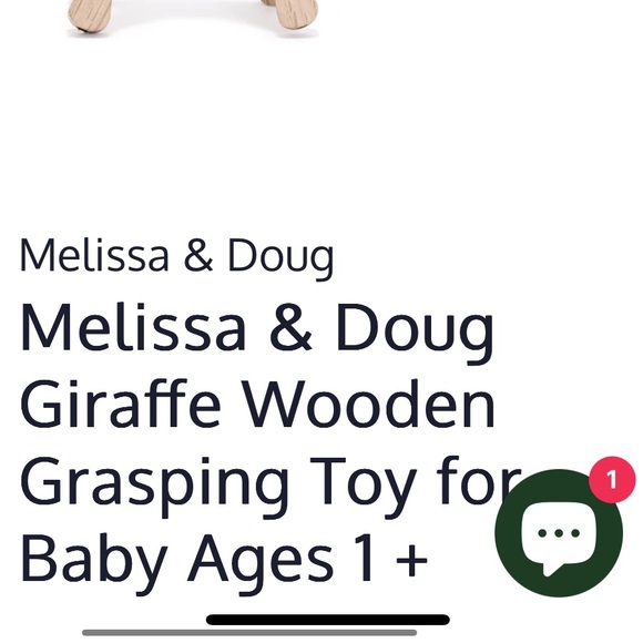 Melissa and Doug Wood Giraffe - Picture 3 of 3